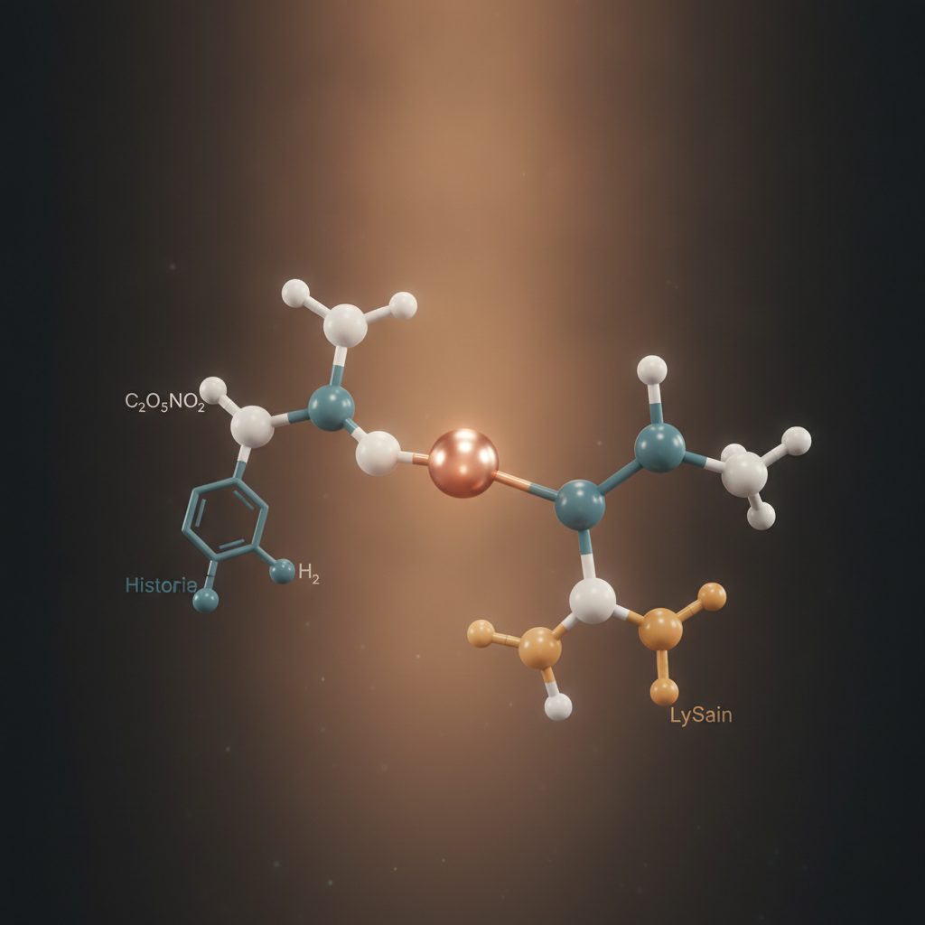GHK-Cu copper peptide molecular structure